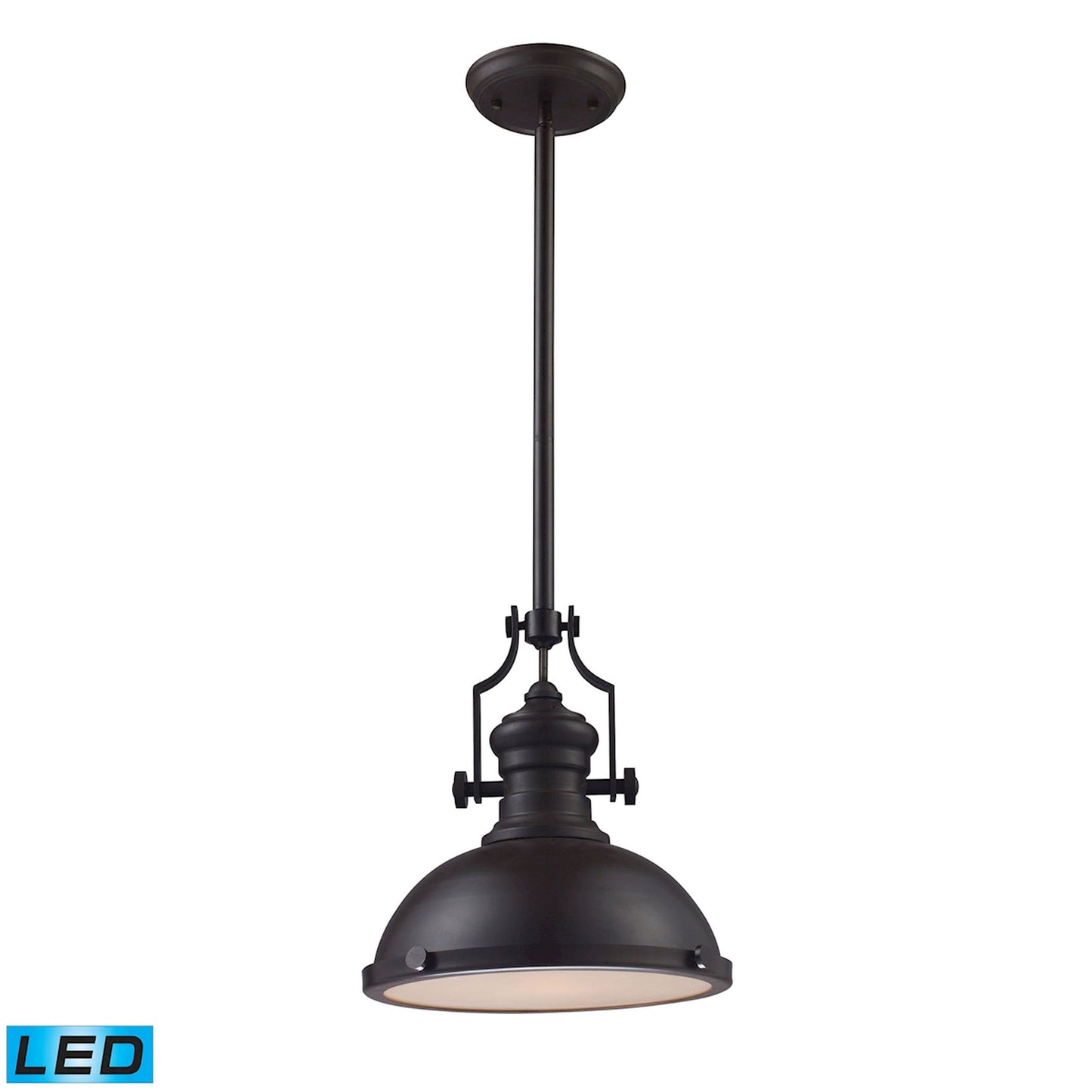 ELK SHOWROOM 66134-1-LED Chadwick 13'' Wide 1-Light Pendant - Oiled Bronze