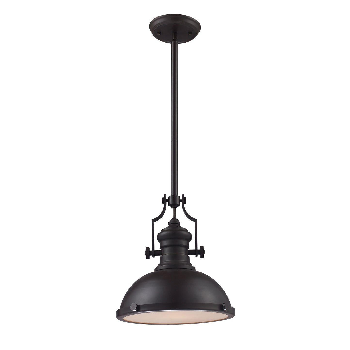 ELK SHOWROOM 66134-1 Chadwick 13'' Wide 1-Light Pendant - Oiled Bronze