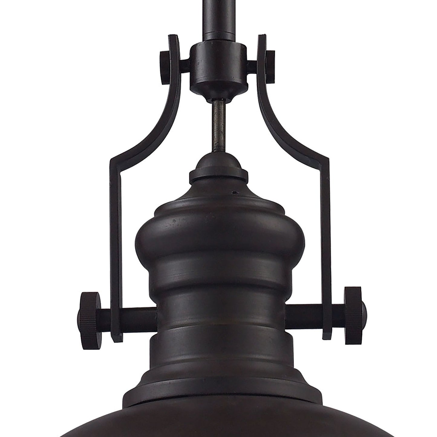 ELK SHOWROOM 66134-1 Chadwick 13'' Wide 1-Light Pendant - Oiled Bronze