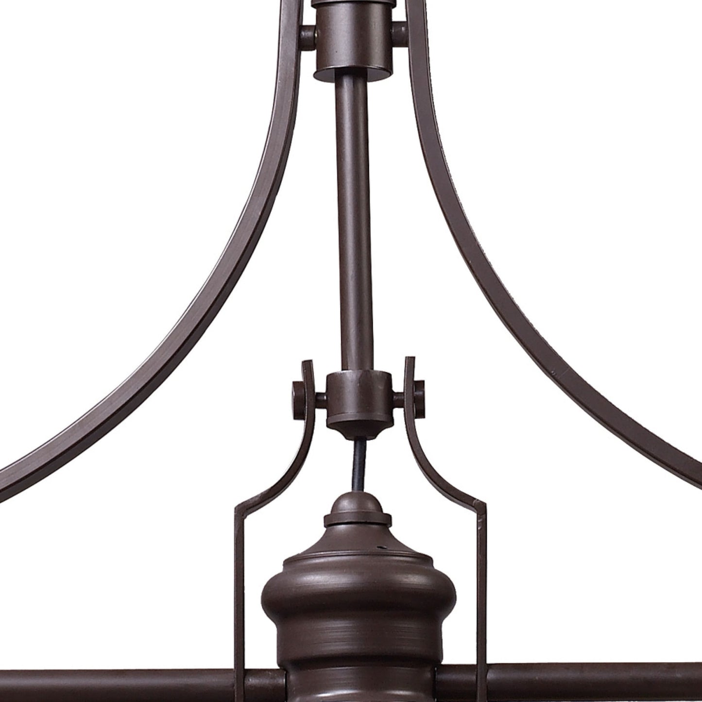 ELK SHOWROOM 66135-3 Chadwick 47'' Wide 3-Light Linear Chandelier - Oiled Bronze