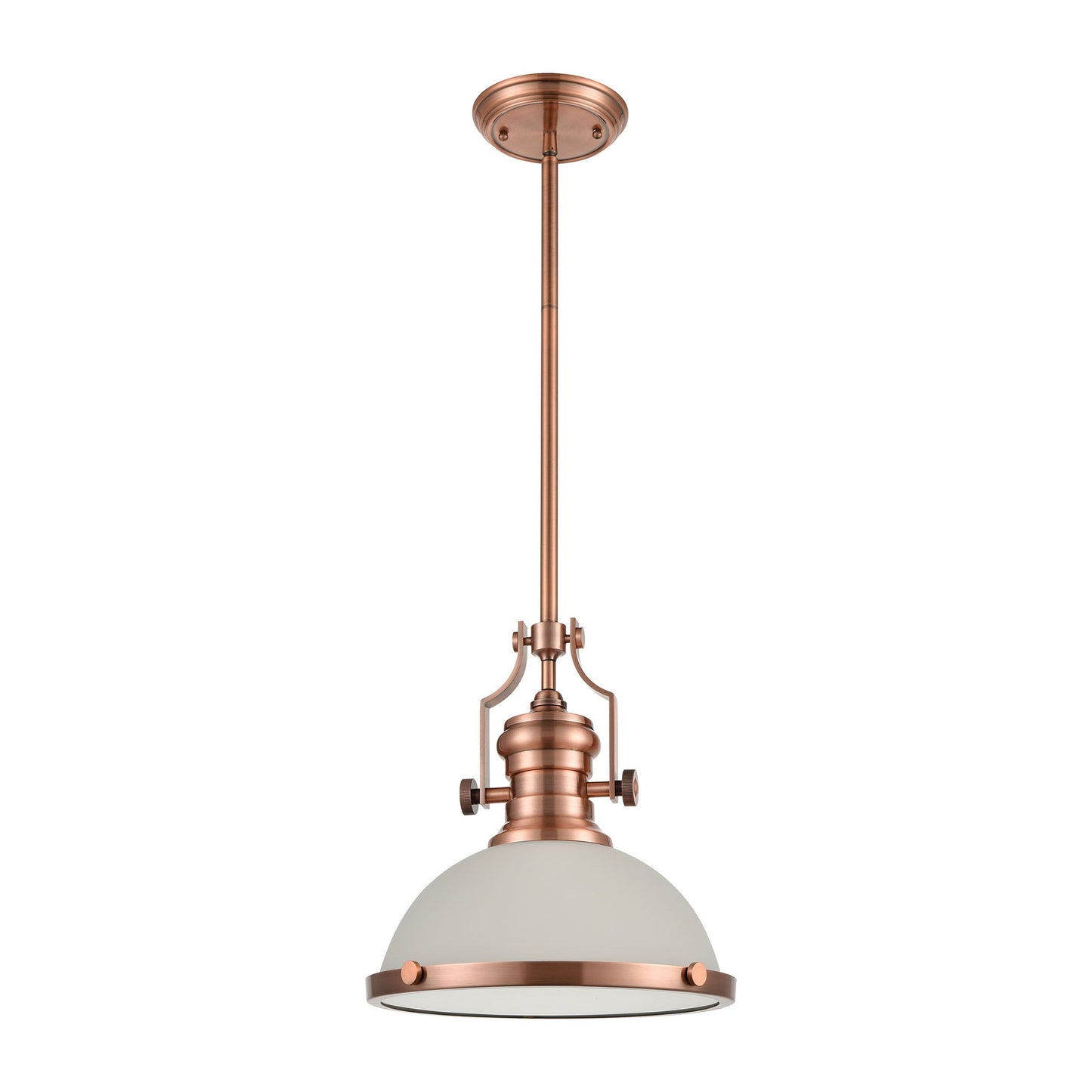 ELK SHOWROOM 66143-1 Chadwick 13'' Wide 1-Light Pendant - Antique Copper