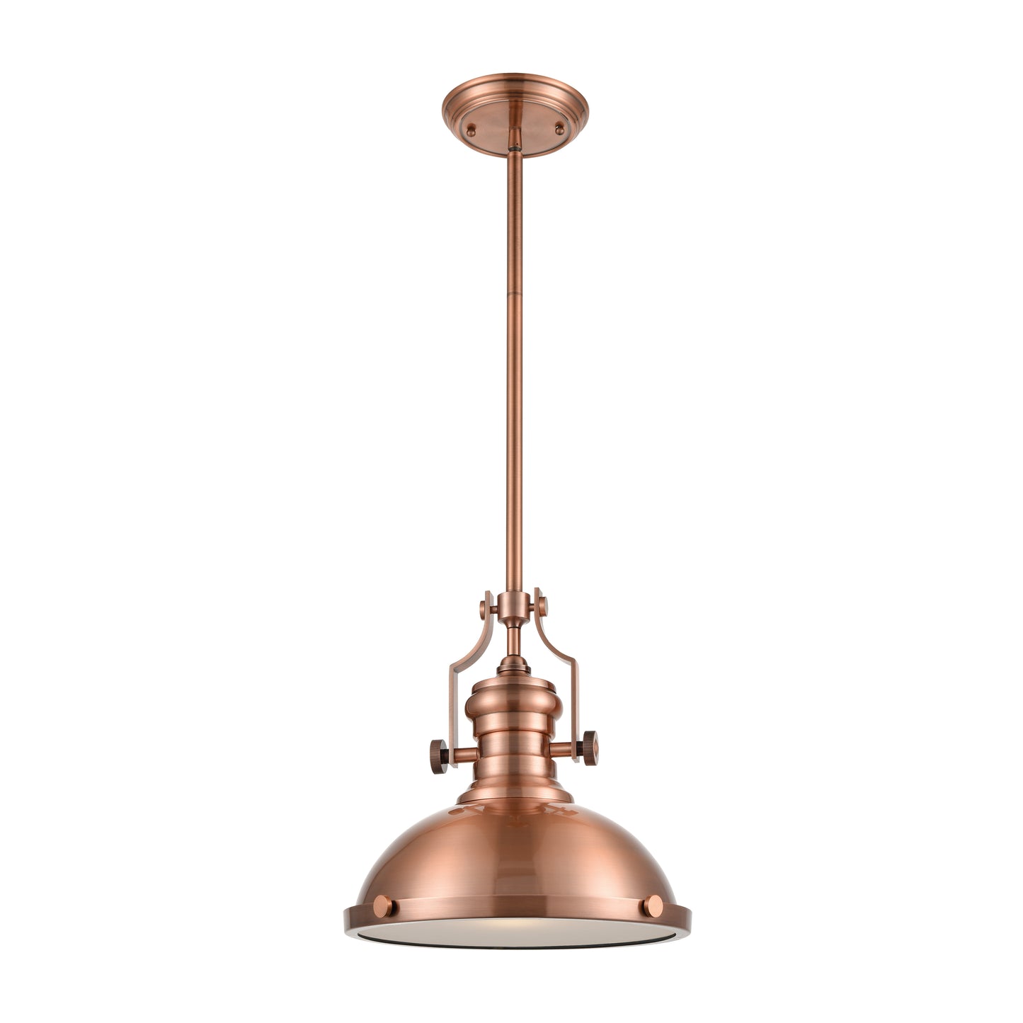 ELK SHOWROOM 66144-1 Chadwick 13'' Wide 1-Light Pendant - Antique Copper