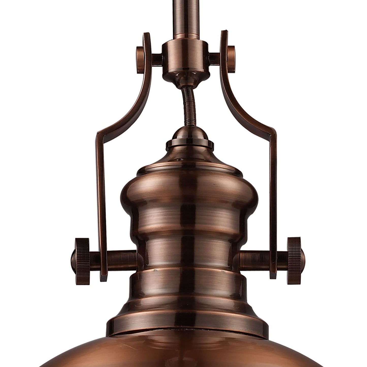 ELK SHOWROOM 66144-1 Chadwick 13'' Wide 1-Light Pendant - Antique Copper