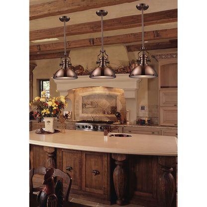 ELK SHOWROOM 66144-1 Chadwick 13'' Wide 1-Light Pendant - Antique Copper