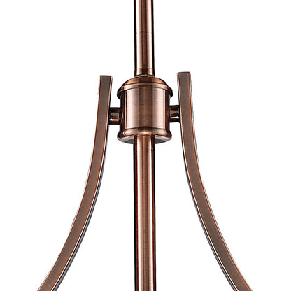 ELK SHOWROOM 66145-3 Chadwick 47'' Wide 3-Light Linear Chandelier - Antique Copper