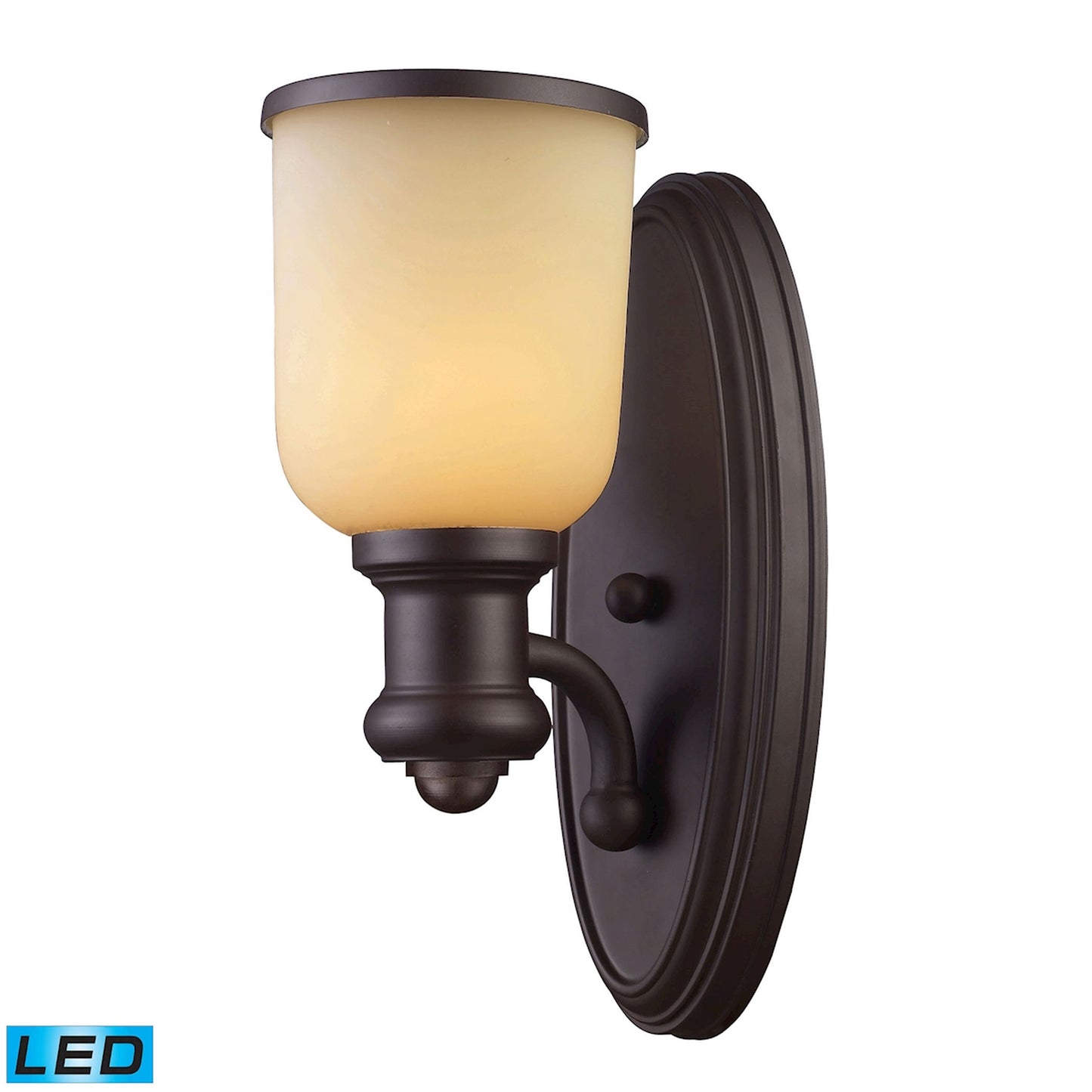 ELK SHOWROOM 66170-1-LED Brooksdale 13'' High 1-Light Sconce - Oiled Bronze