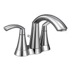 MOEN 66172 Glyde Two-Handle Centerset Bathroom Sink Faucet - Chrome