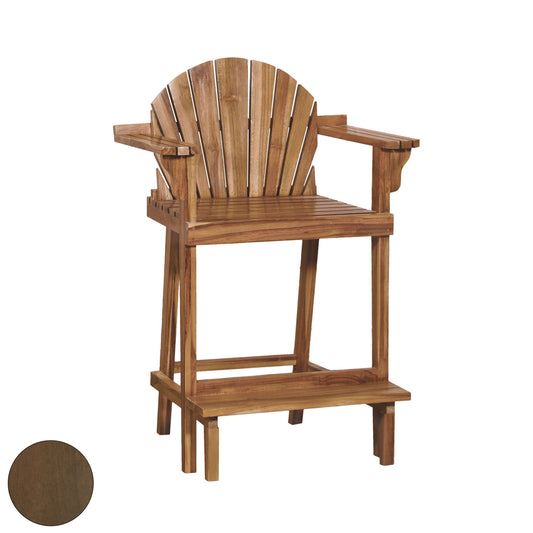 ELK SIGNATURE 6617501BU Lifeguard Counter Stool in Burnt Umber