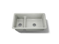 KOHLER K-6625-FF Iron/Tones Smart Divide 33" Top-/Undermount Double-Bowl Kitchen Sink - Sea Salt