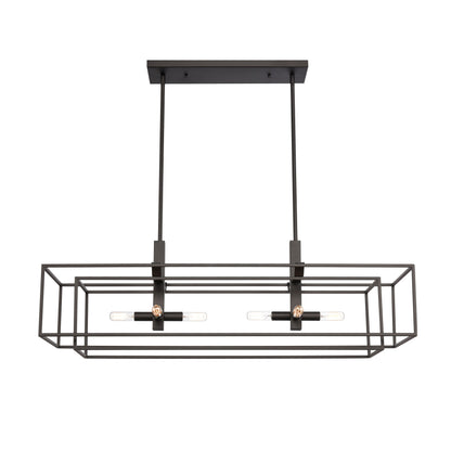 ELK SHOWROOM 66286/8 Kinsley 38'' Wide 8-Light Linear Chandelier - Oil Rubbed Bronze