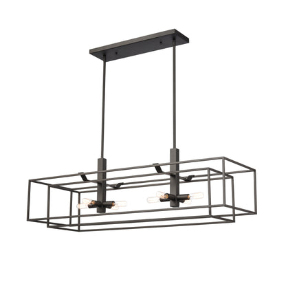 ELK SHOWROOM 66286/8 Kinsley 38'' Wide 8-Light Linear Chandelier - Oil Rubbed Bronze