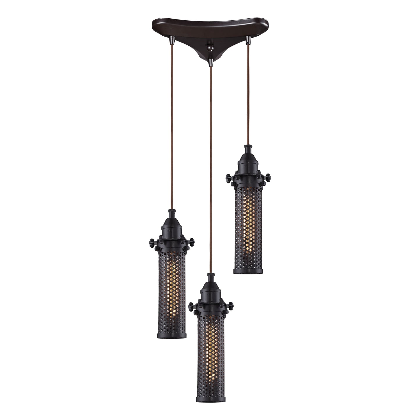 ELK SHOWROOM 66325/3 Fulton 10'' Wide 3-Light Pendant - Oil Rubbed Bronze