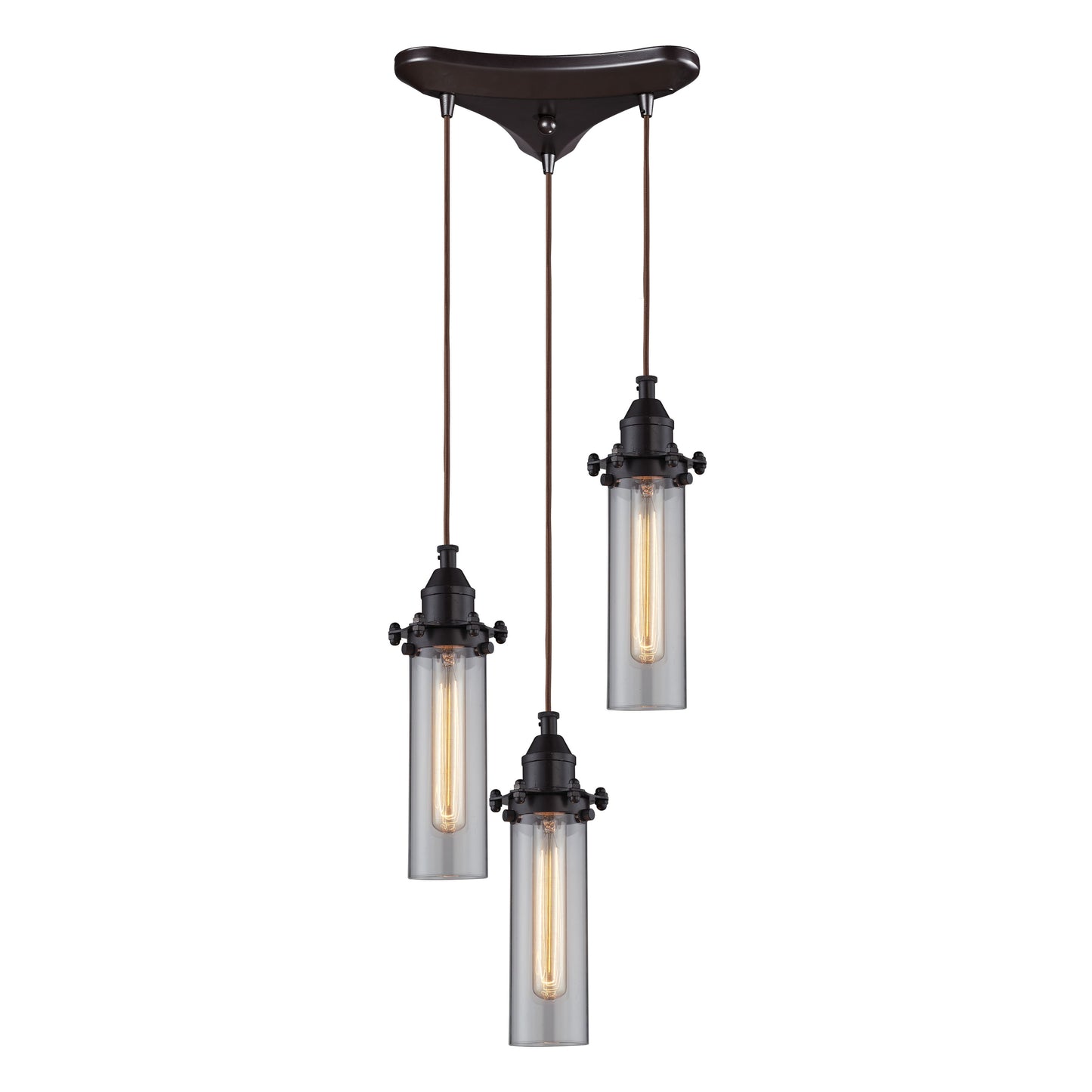 ELK SHOWROOM 66326/3 Fulton 10'' Wide 3-Light Pendant - Oil Rubbed Bronze