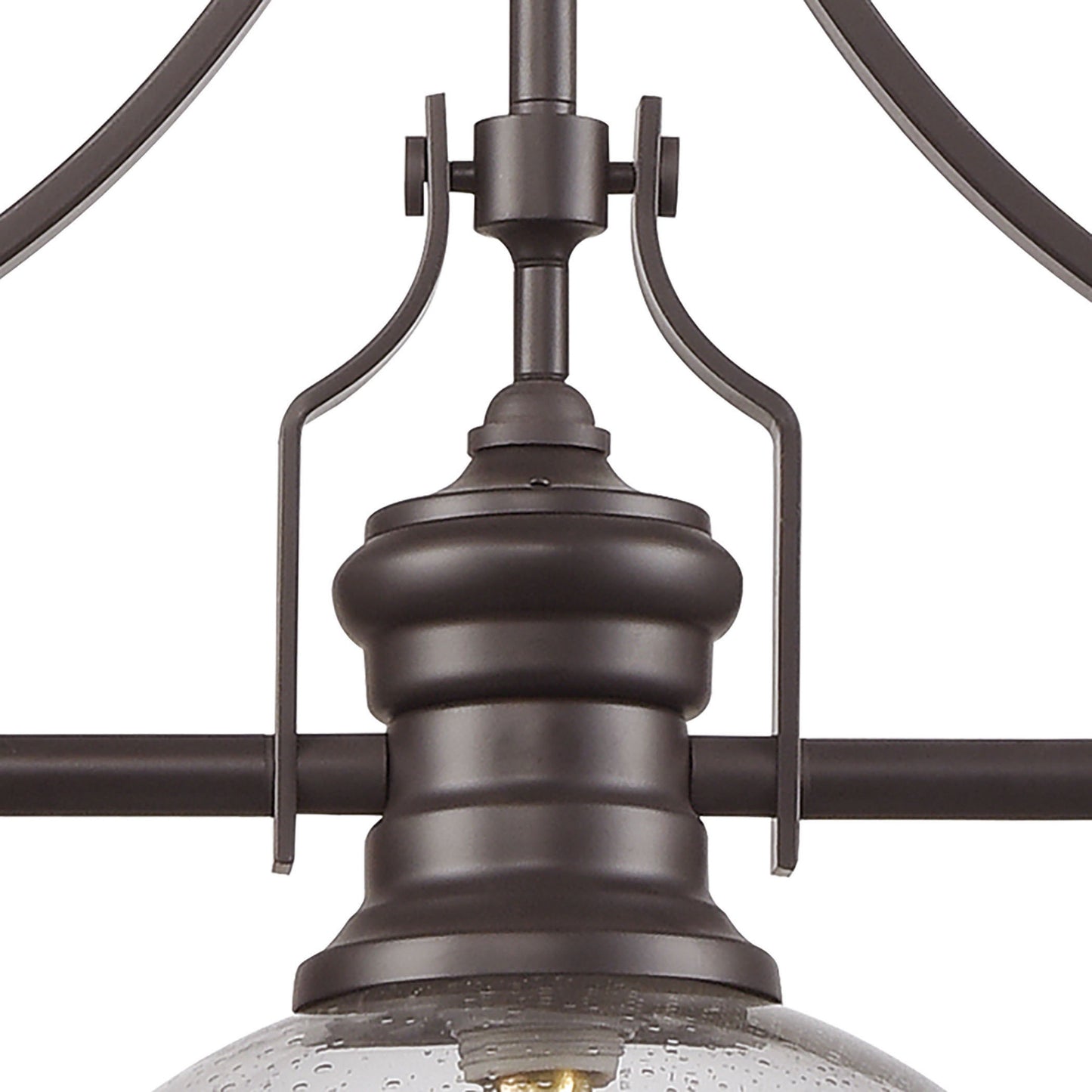 ELK SHOWROOM 66535-3 Chadwick 47'' Wide 3-Light Linear Chandelier - Oil Rubbed Bronze