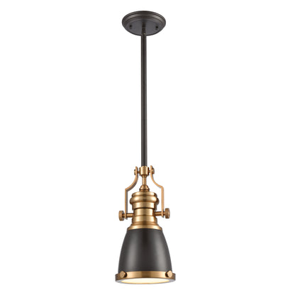 ELK SHOWROOM 66579-1 Chadwick 8'' Wide 1-Light Mini Pendant - Oil Rubbed Bronze