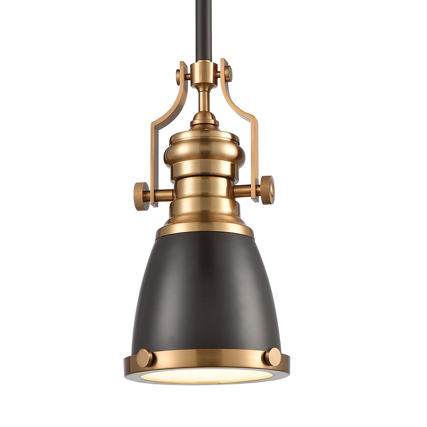 ELK SHOWROOM 66579-1 Chadwick 8'' Wide 1-Light Mini Pendant - Oil Rubbed Bronze