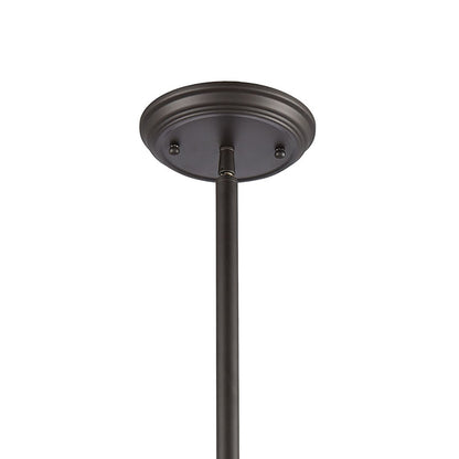 ELK SHOWROOM 66579-1 Chadwick 8'' Wide 1-Light Mini Pendant - Oil Rubbed Bronze