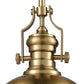 ELK SHOWROOM 66594-1 Chadwick 13'' Wide 1-Light Pendant - Satin Brass