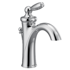 MOEN 66600 Brantford One-Handle High Arc Bathroom Faucet - Chrome