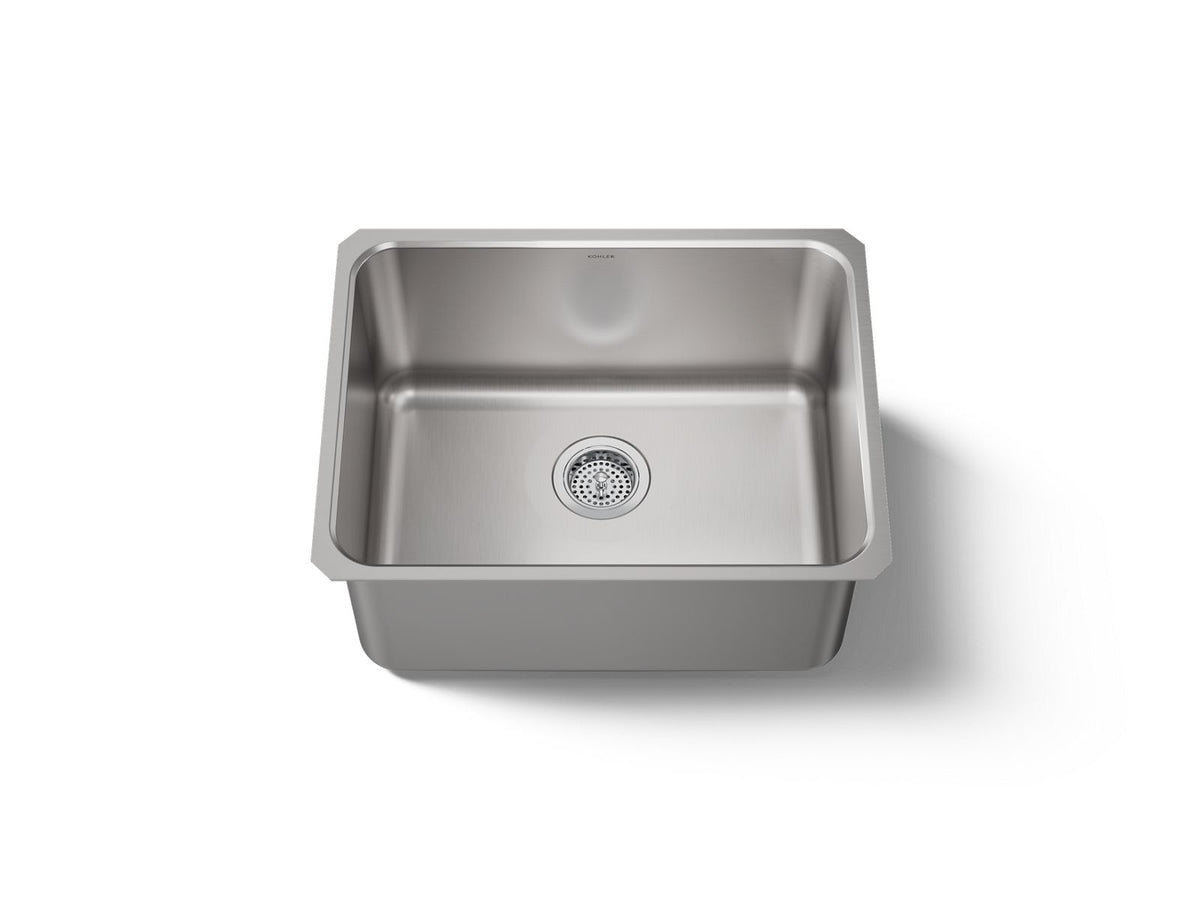 KOHLER K-6661-NA Undertone 23" Undermount Single-Bowl Utility Sink - Stainless Steel