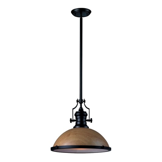 ELK SHOWROOM 66654-1 Chadwick 1- Light Pendant In Oiled Bronze