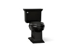 KOHLER K-6669-7 Memoirs Stately Two-Piece Elongated Toilet With Concealed Trapway, 1.28 Gpf - Black Black