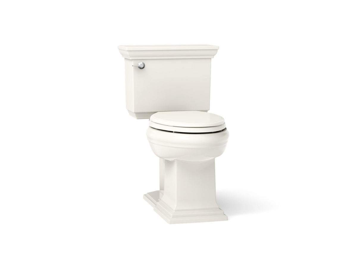 KOHLER K-36669-96 Memoirs Stately Continuousclean St Two-Piece Elongated Toilet With Concealed Trapway, 1.28 Gpf - Biscuit