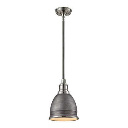 ELK SHOWROOM 66880/1 Carolton 8'' Wide 1-Light Mini Pendant - Polished Nickel