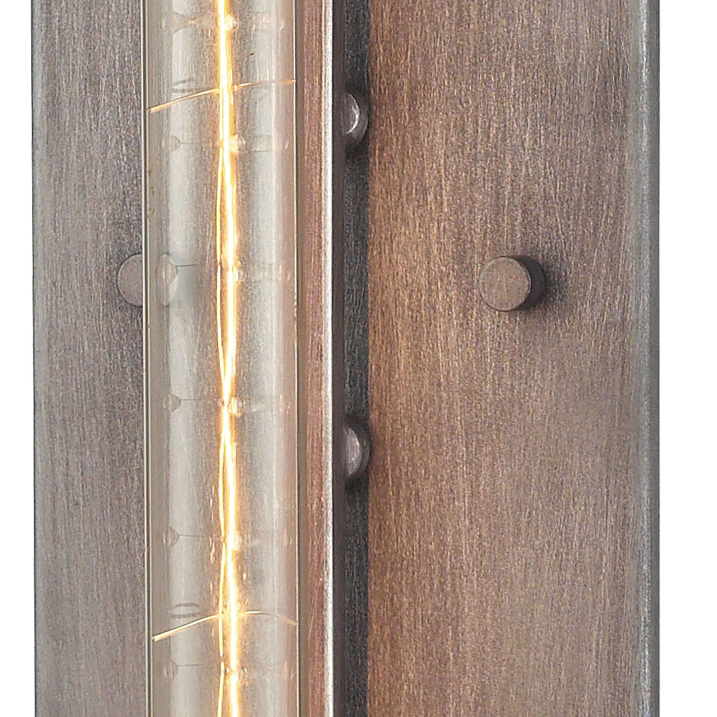 ELK SHOWROOM 66890/1 Laboratory 20'' High 1-Light Sconce - Weathered Zinc