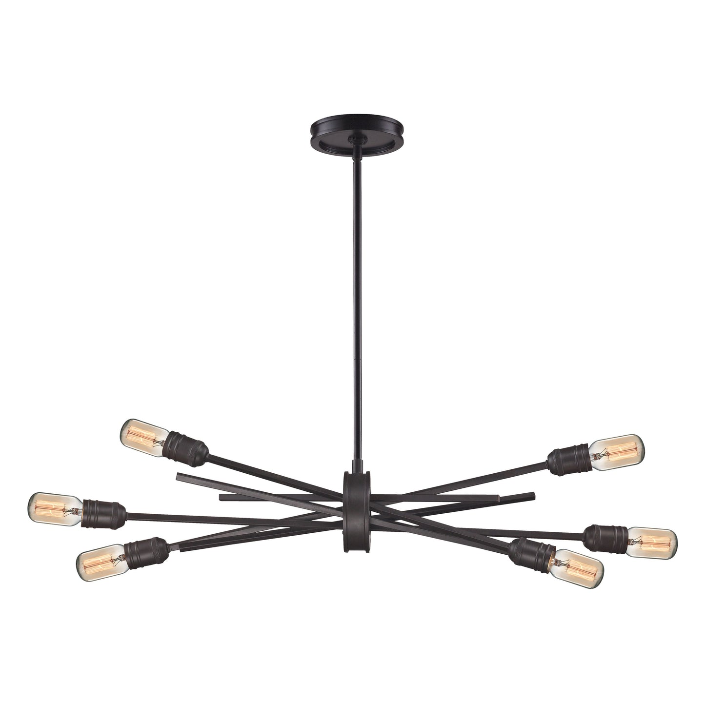 ELK SHOWROOM 66911/6 Xenia 31'' Wide 6-Light Chandelier - Oil Rubbed Bronze