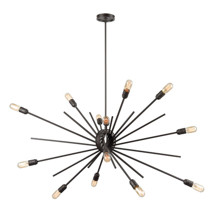 ELK SHOWROOM 66916/14 Xenia 54'' Wide 14-Light Chandelier - Oil Rubbed Bronze