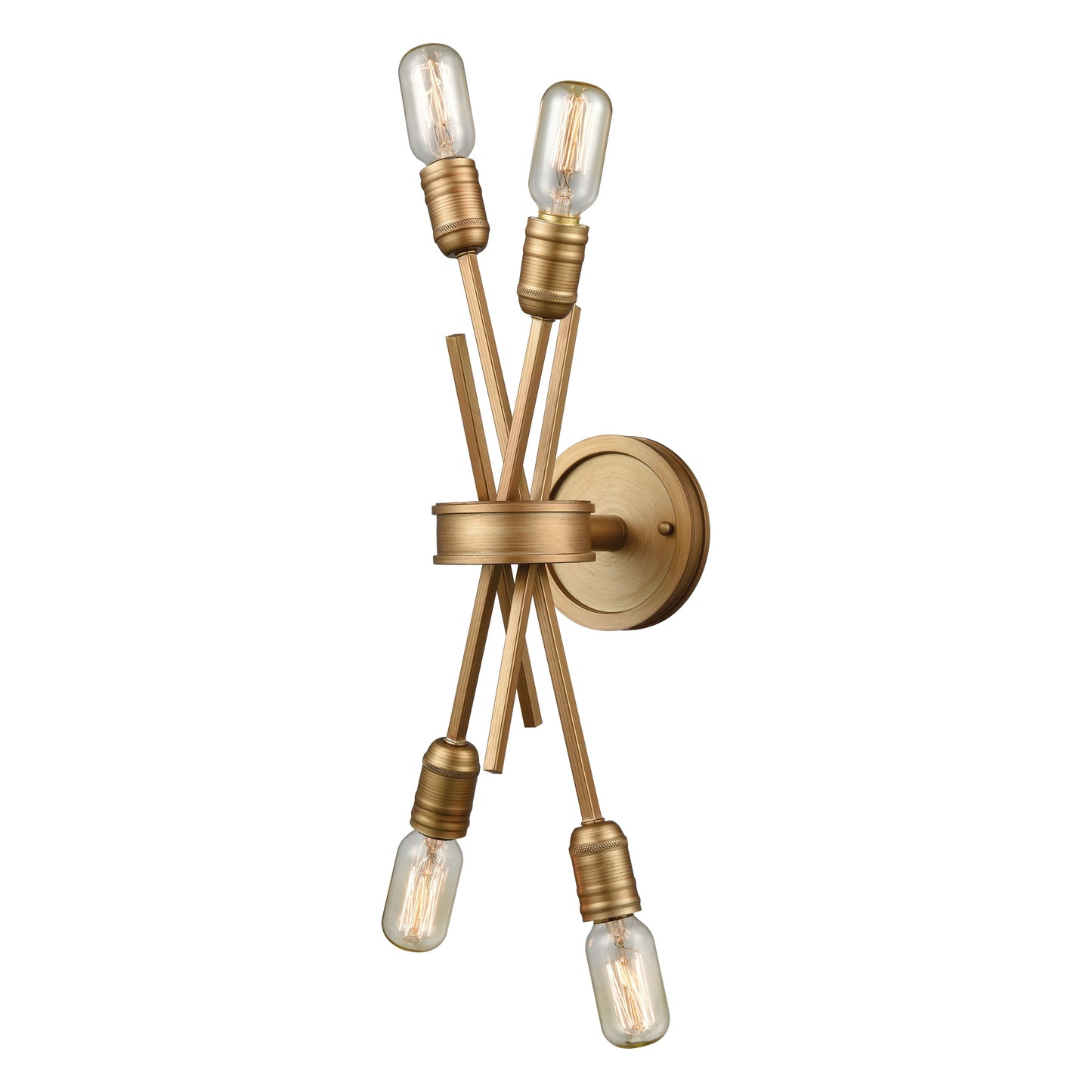 ELK SHOWROOM 66970/4 Xenia 20'' High 4-Light Sconce - Matte Gold