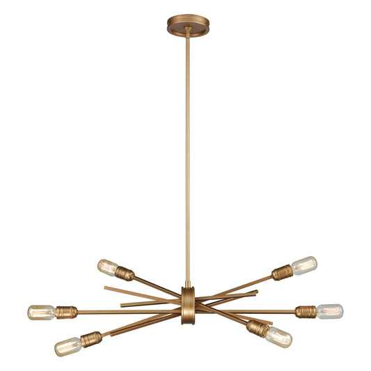 ELK SHOWROOM 66971/6 Xenia 31'' Wide 6-Light Chandelier - Matte Gold