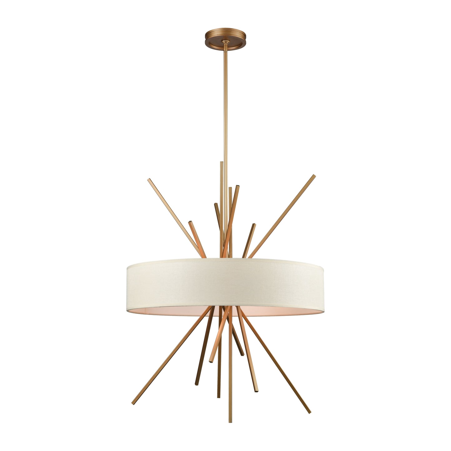 ELK SHOWROOM 66973/5 Xenia 25'' Wide 5-Light Chandelier - Matte Gold