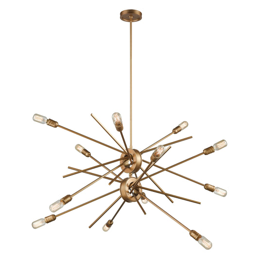 ELK SHOWROOM 66975/12 Xenia 42'' Wide 12-Light Chandelier - Matte Gold