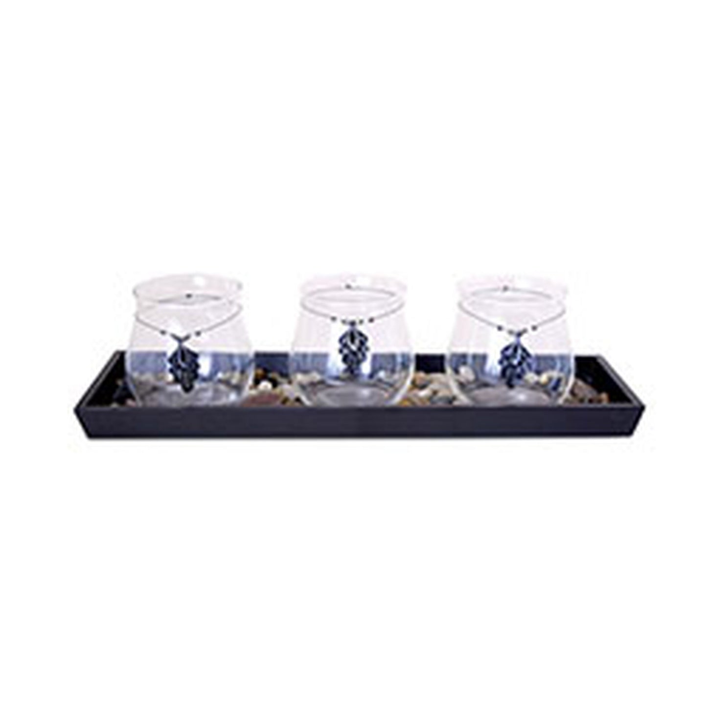 ELK STUDIO 670053 Bolero Centerpiece in Espresso and Clear