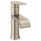 MOEN 6702BN Genta Lx One-Handle Bathroom Sink Faucet - Brushed Nickel