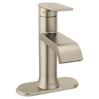 MOEN 6702BN Genta Lx One-Handle Bathroom Sink Faucet - Brushed Nickel