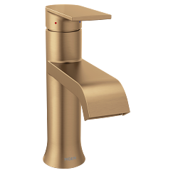 MOEN 6702BZG Genta LX Bronzed Gold One-Handle Bathroom Faucet - Bronzed Gold