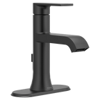 MOEN 6706BL Genta Lx One-Handle Bathroom Sink Faucet - Matte Black