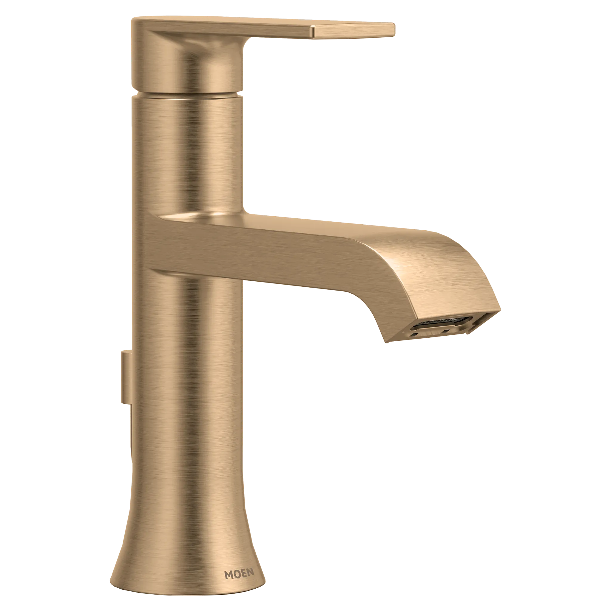 MOEN 6706BZG Genta Lx One-Handle Bathroom Sink Faucet - Bronzed Gold