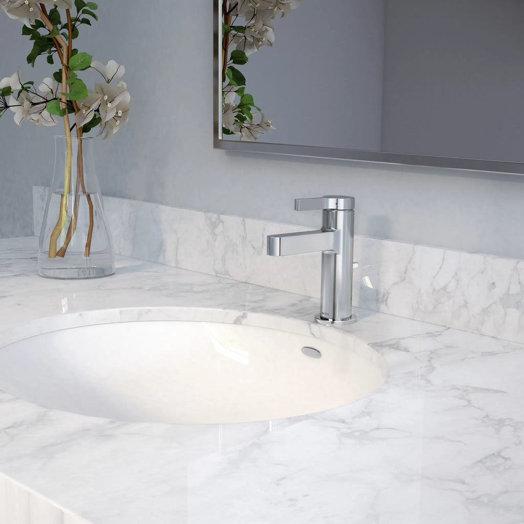MOEN 6710 Vichy One-Handle Bathroom Sink Faucet - Chrome