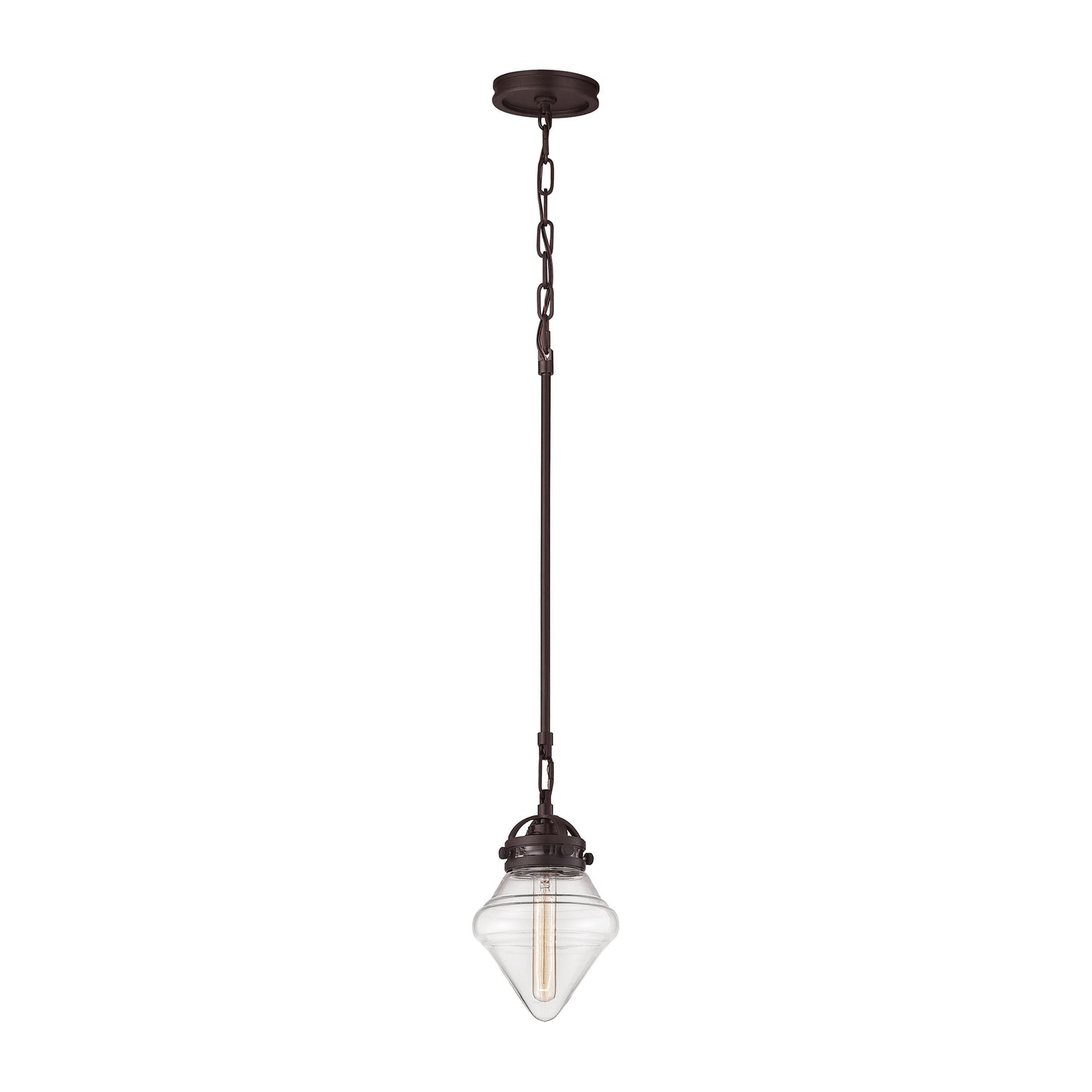 ELK SHOWROOM 67125/1 Gramercy 7'' Wide 1-Light Mini Pendant - Oil Rubbed Bronze