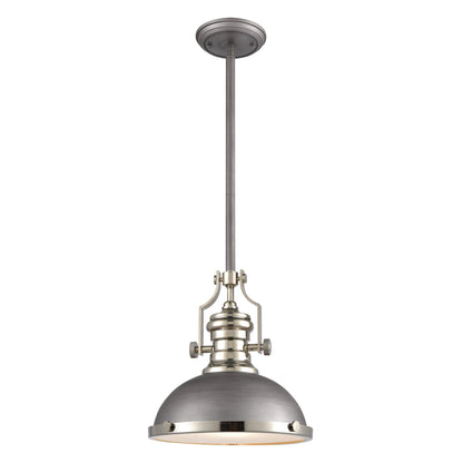 ELK SHOWROOM 67235-1 Chadwick 13'' Wide 1-Light Pendant - Weathered Zinc