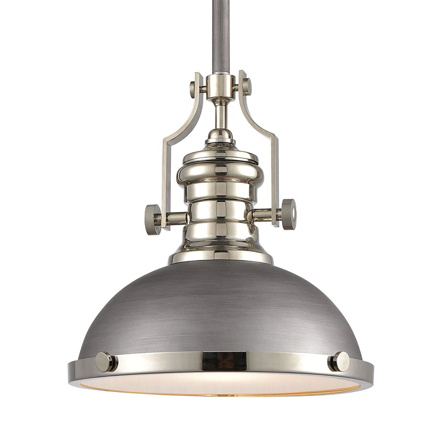 ELK SHOWROOM 67235-1 Chadwick 13'' Wide 1-Light Pendant - Weathered Zinc