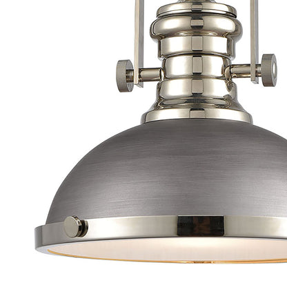 ELK SHOWROOM 67235-1 Chadwick 13'' Wide 1-Light Pendant - Weathered Zinc