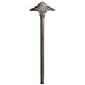 KICHLER 15470CBR 12V Cast Brass 6" Dome Path Light Centennial Brass