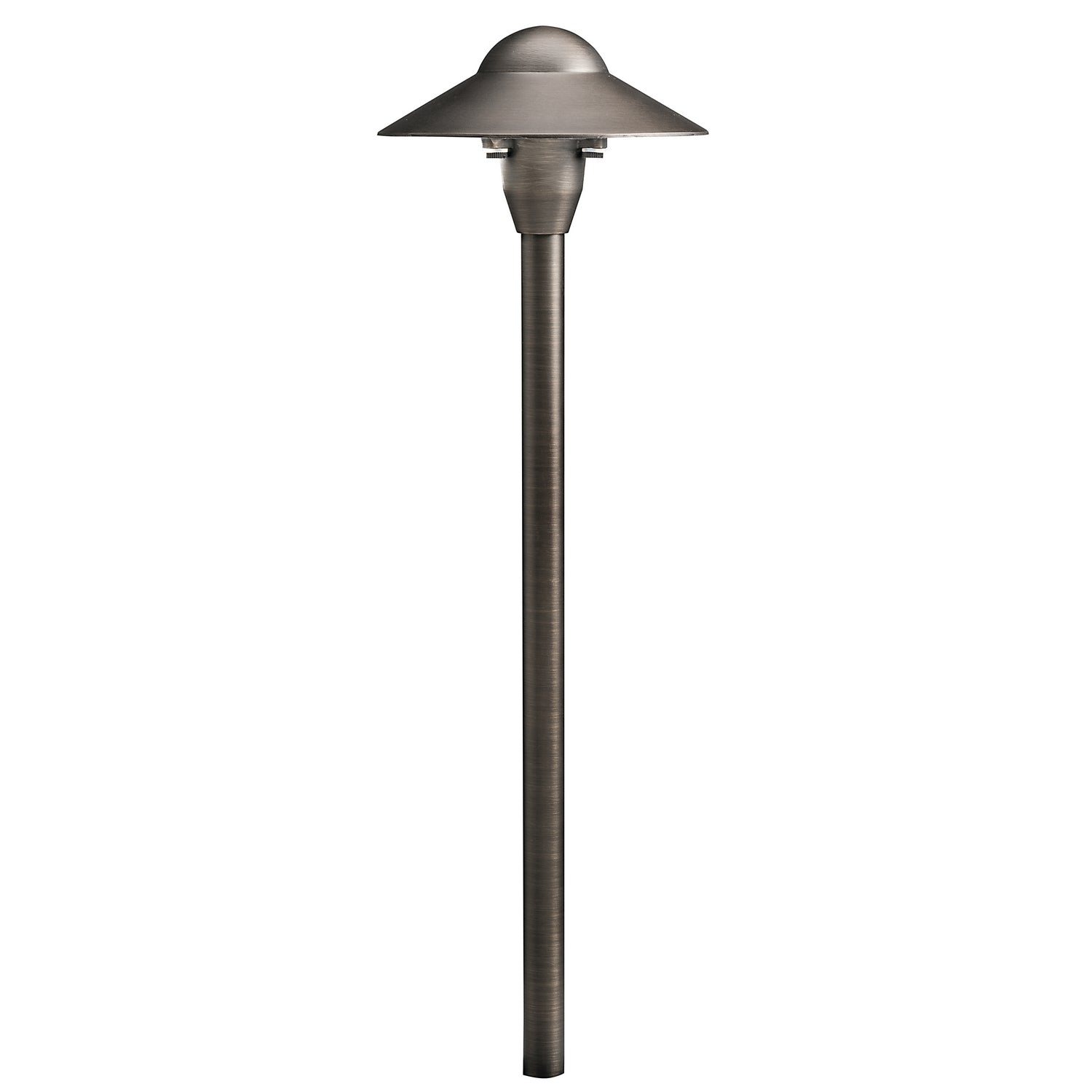 KICHLER 15470CBR 12V Cast Brass 6" Dome Path Light Centennial Brass