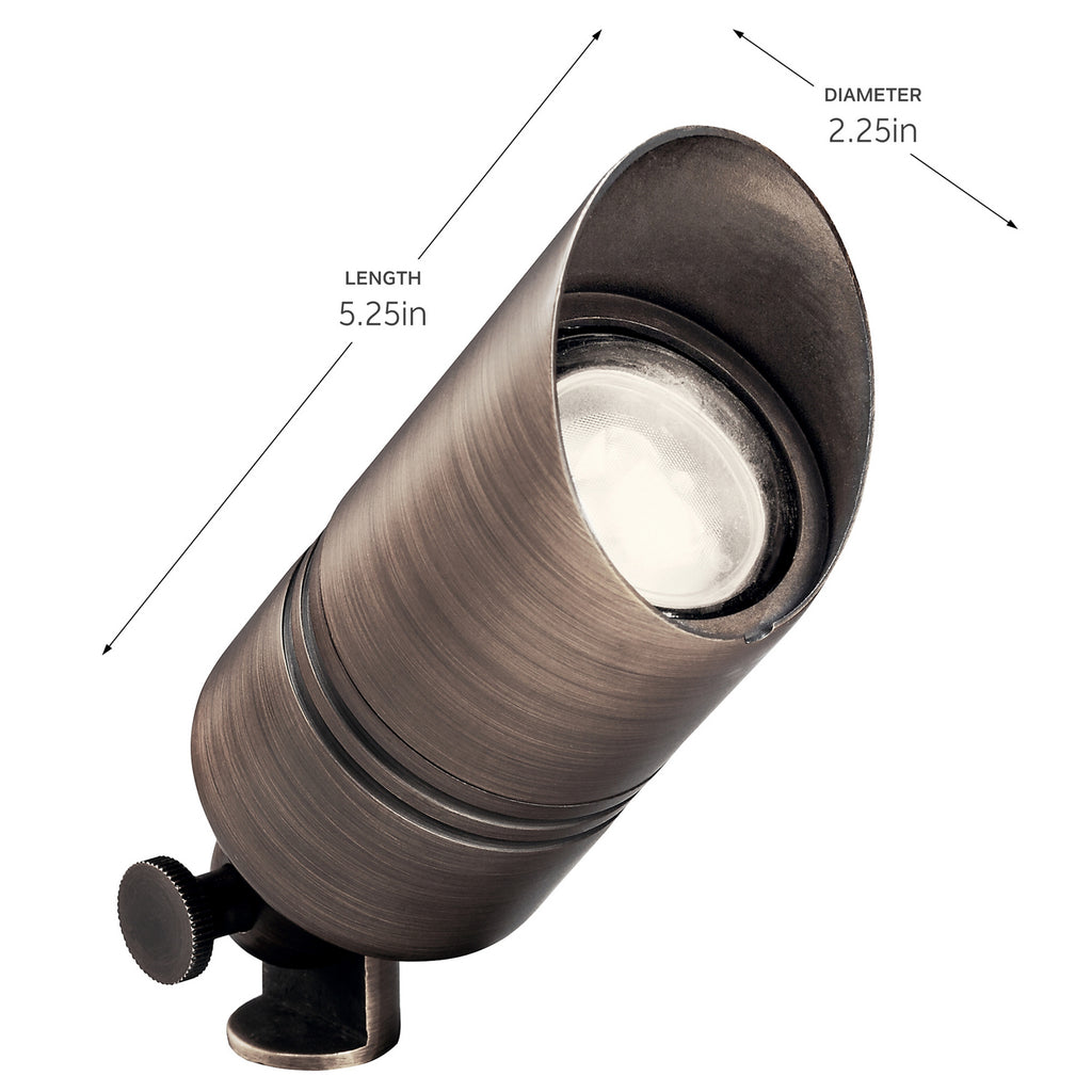 KICHLER 15475CBR 12V Brass Accent Light Centennial Brass