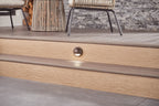 KICHLER 15764AZT27R 12V Led 2700K Half Moon Deck Light Textured Architectural Bronze
